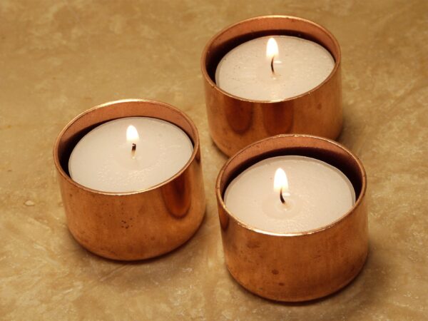Copper Tealight Holder