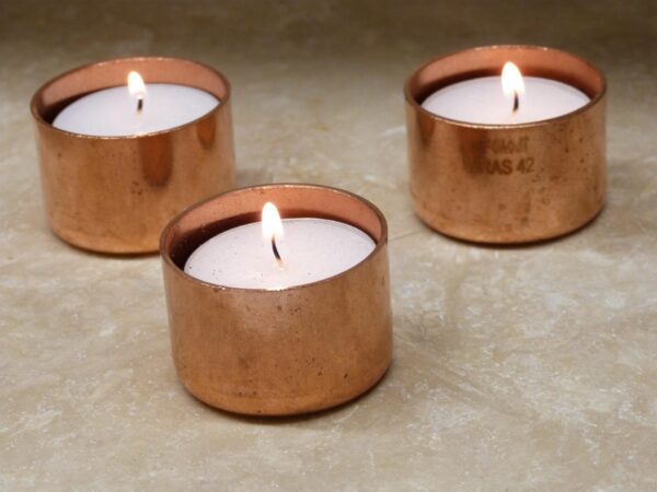 Copper Tealight Holder - Image 2